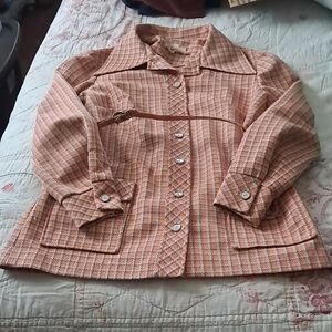 Adorable Polyester Blazer With Belt